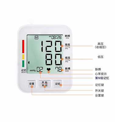 Precision LCD display, sphygmomanometer
